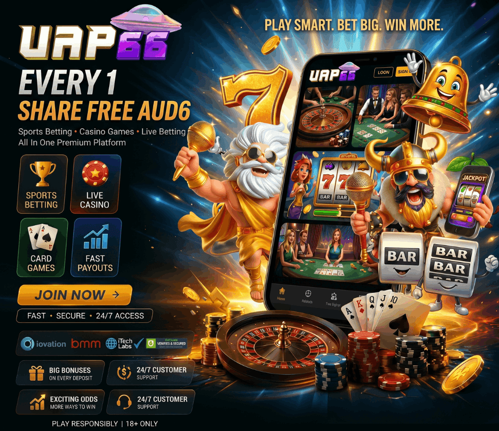 UAP66 Free AUD 66 for australian - Best Online Poklies in Australia 