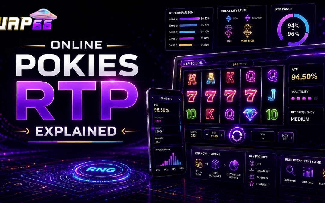 Online Pokies RTP Explained for Australian by Uap66 Australia